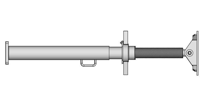 Spindle element with end-hinge